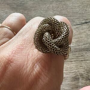 Knot stretchy statement  ring